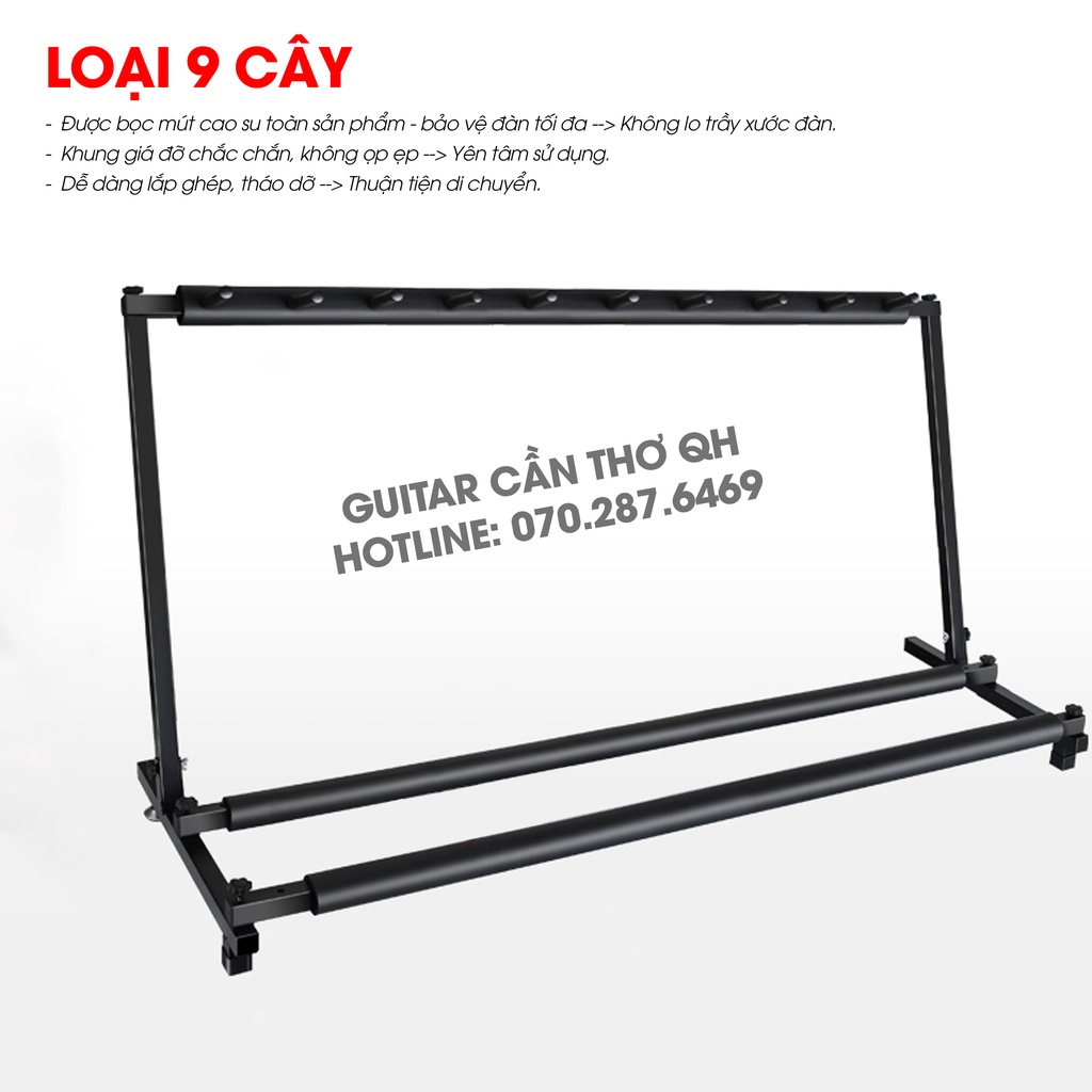 Chân để đàn Guitar - Giá để đàn Guitar nhiều cây (3,5,7,9 cây)