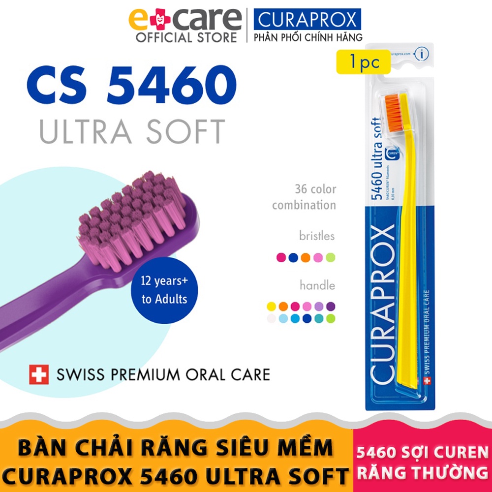 Bàn chải răng Curaprox CS 5460 Ultra Soft siêu mềm