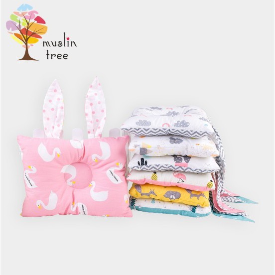 Gối chống bẹp đầu thương hiệu Muslin Tree