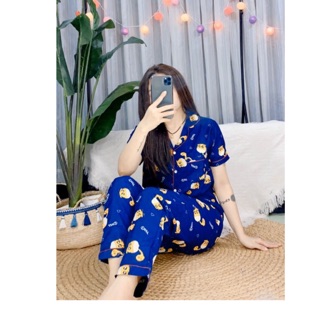 ( Freesize Kate ) Đồ Bộ Pijama Kate - Tay Ngắn Quần Dài ( Part 3 )