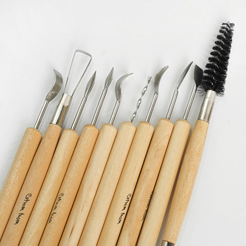 [Hỏa Tốc HCM] Bộ Dụng Cụ 11 Món Làm Đất Sét Mont Marte - Clay Tool Set Signature 11pce - MMSP0002