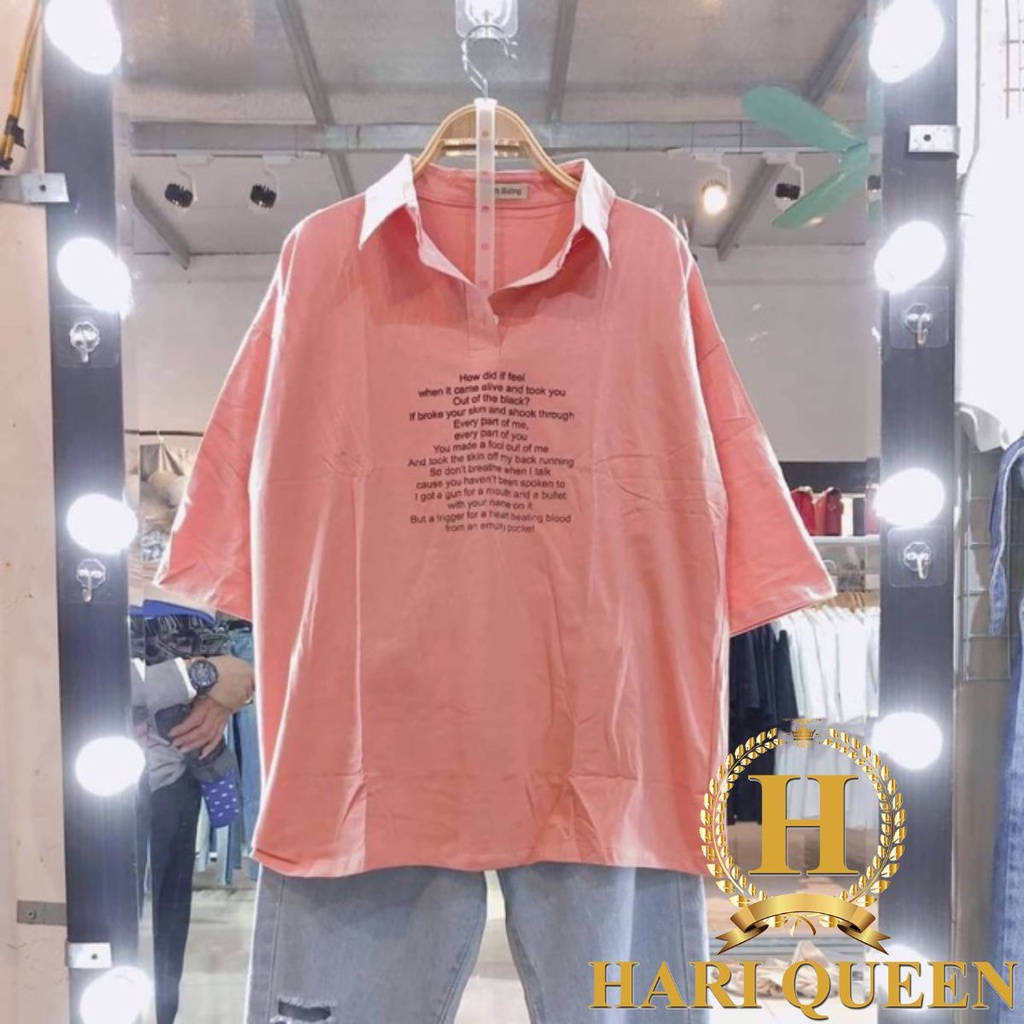 Áo polo in nhiều chữ ngực DTR0220