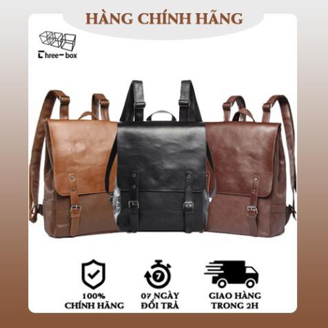 Balo nam da Hàn Quốc - Hàng chính hãng Three Box