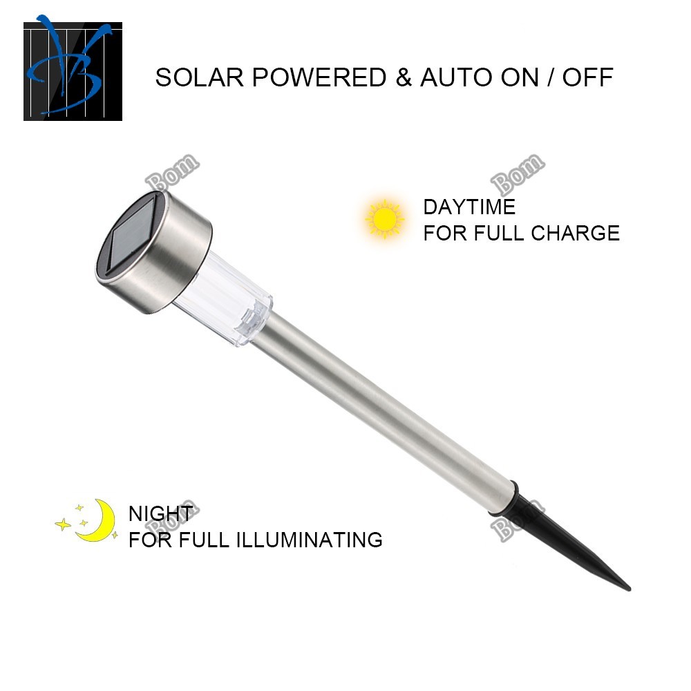Đèn năng lượng mặt trời Led để trang trí sân vườn Ngoài trời Vật liệu không gỉ không thấm nước Đèn sân