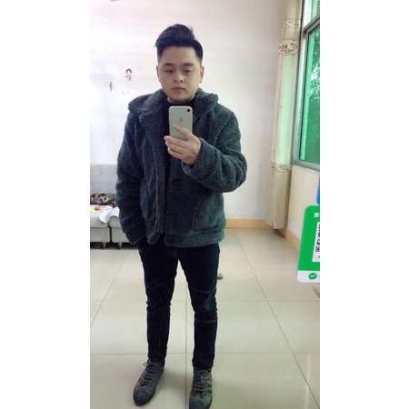 Áo khoác Lông Cừu Nam - Thời Tgang Thu Đông Nam Nhập Khẩu