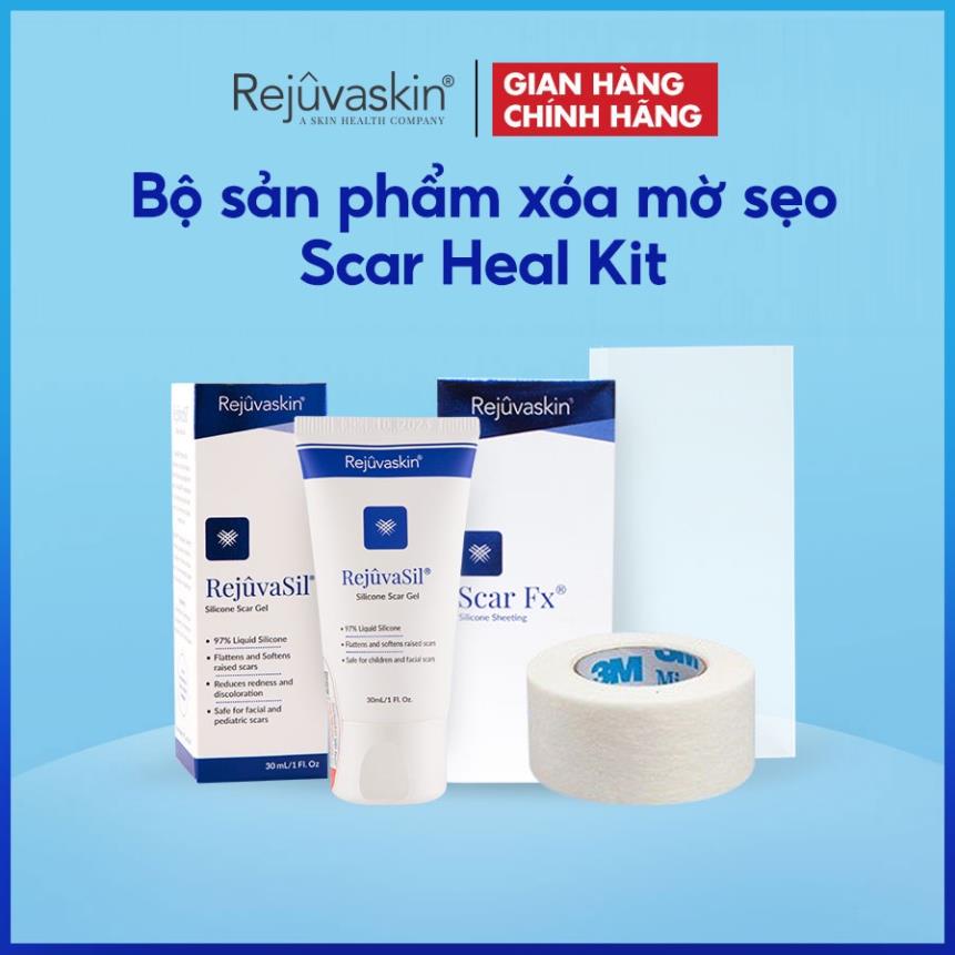 Bộ sản phẩm xóa mờ sẹo REJUVASKIN Scar Heal Kit