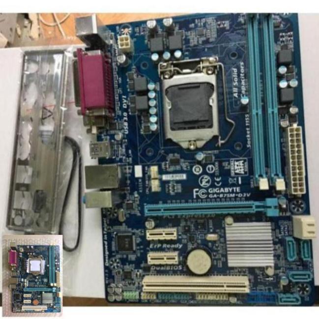 (BH LÊN ĐẾN 1 NĂM) Main Giga B75, DDR3, sk 1155 - B75 giga gồm chặn main (tặng keo tản nhiệt hãng)_ LỖI 1 ĐỔI 1
