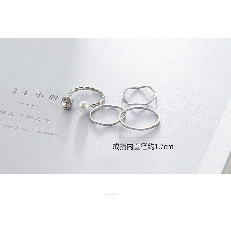 Set 4 Nhẫn Nữ Thời Trang Đơn Giản