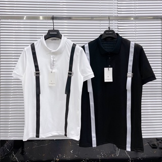 Áo Polo Cầu Vai Đôi,Thiết Kế 2 Dọc Thời Trang Nam Nữ Chất Liệu Vải Cotton Có Lỗ Thoáng khí Chống Thấm Hút Mồ Hôi