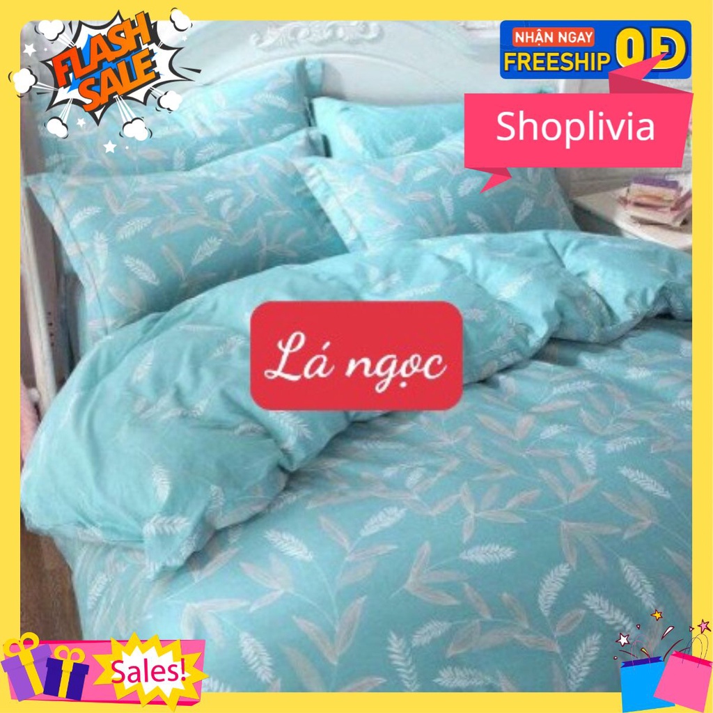 (ƯU ĐÃI)Bộ ga gối polly 1m2,1m6,1m8 (chọn mẫu mới)