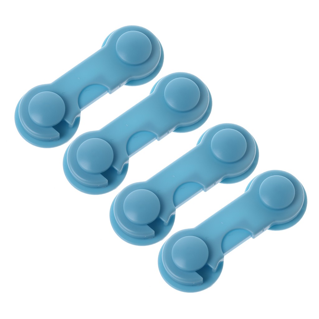 Set 4 khóa cửa tủ bằng nhựa bảo vệ an toàn cho bé
