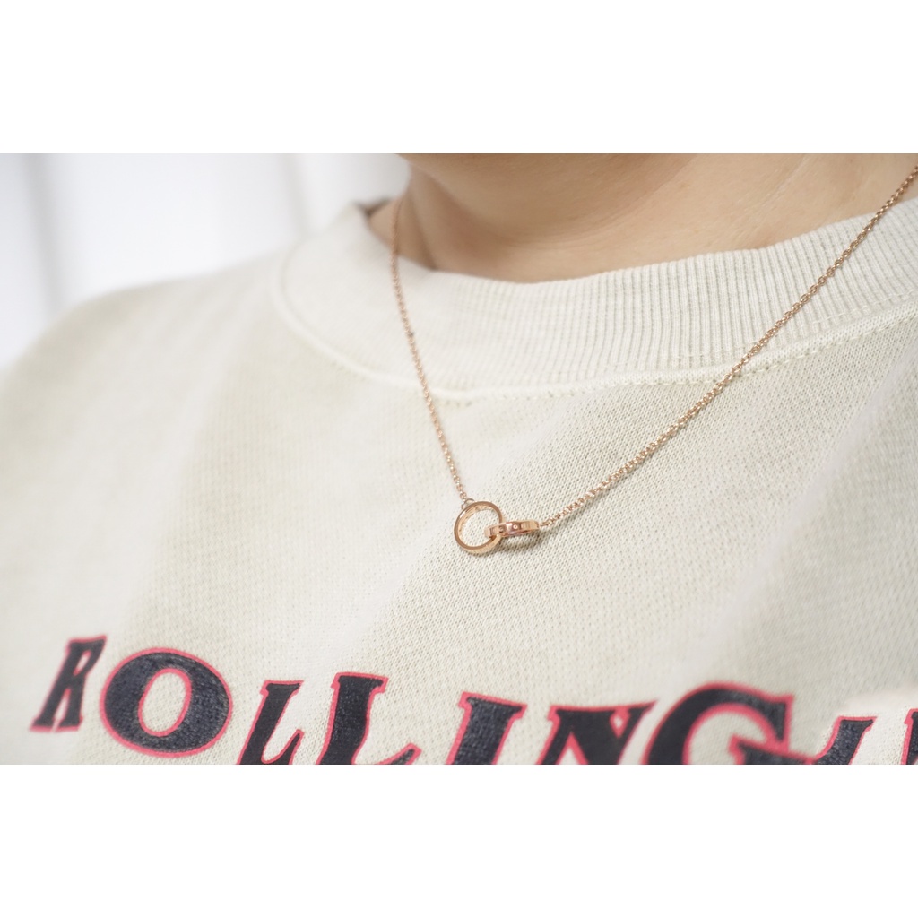 Dây Chuyền Daniel Wellington Elan Unity Necklace Rose Gold DW Chính Hãng - OtisWatch