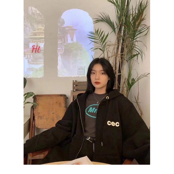 Áo khoác nỉ cotton CEC H2