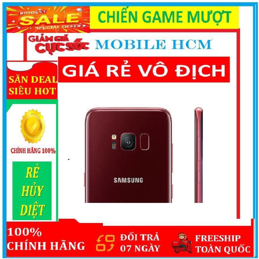 Điện thoại CHÍNH HÃNG SAMSUNG GALAXY S8 2sim ram 4G Bộ nhớ 64G mới - Chiến PUBG - FREE FIRE - LIÊN QUÂN mượt