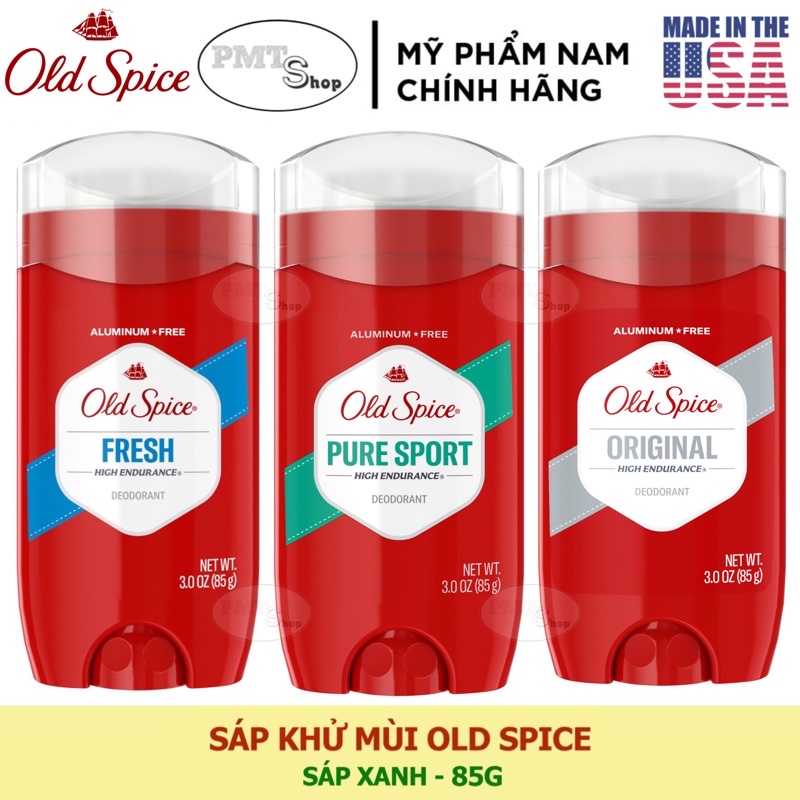 Lăn sáp khử mùi nam Old Spice 85g Pure Sport Swagger Bearglove Wolfthorn Krakengard Elklord Aqua Reef Dynasty