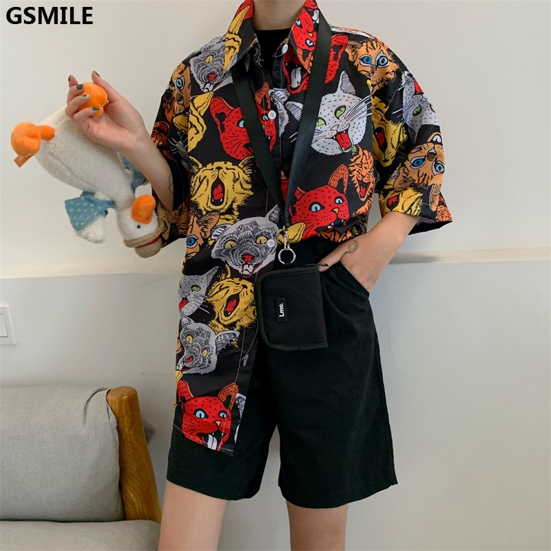 Áo ngắn tay dáng rộng thời trang Hàn Quốc cho nam nữ | BigBuy360 - bigbuy360.vn