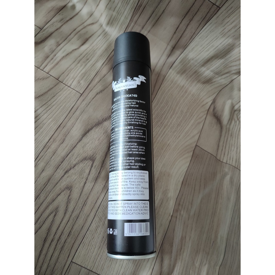 Keo xịt cứng The pro lock chai đen vàng