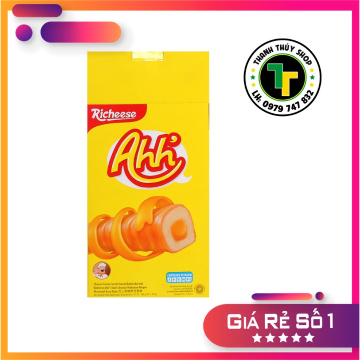 [Mã 11FMCGSALE1 giảm 10% đơn 250K] Bánh xốp phô mai Ahh từ Indonesia ngon quá đi mất loại 160g
