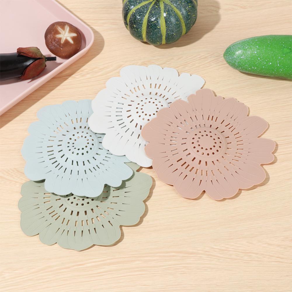 KUNHEV Nắp Đậy Cống Thoát Nước Bồn Rửa Chén Bằng Silicone Hình Hoa Mẫu Đơn