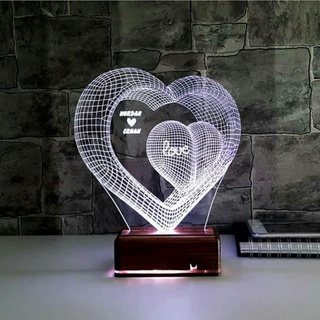[Làm Mẫu Theo Yêu Cầu] Đèn Ngủ Led 3D - Đèn Trang Trí
