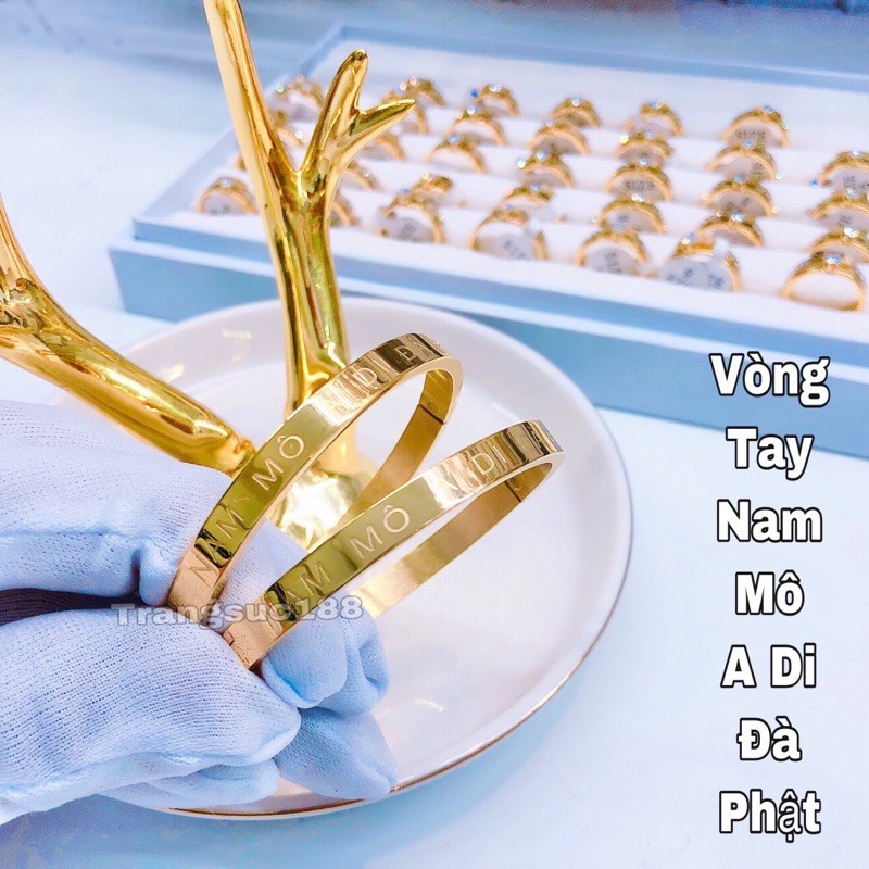 ❇❃❐Vòng Tay Khắc Chữ Nam Mô A Di Đà Phật