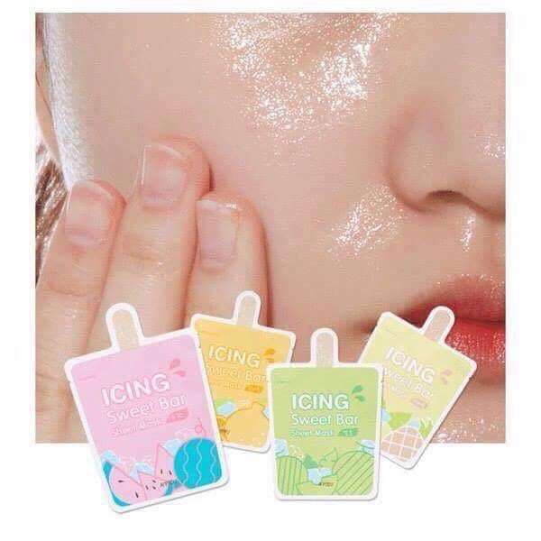 NHẬP MÃ GDAYCOS GIẢM 5000Đ Mặt Nạ Siêu Mát Lạnh Apieu Icing  Sweet Bar Sheet Mask