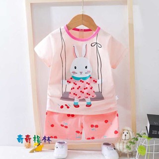 ĐỒ BỘ BÉ GÁI - HÀNG QUẢNG CHÂU - 100% THUN COTTON - MẶC MÁT THẤM HÚT MỒ HÔI - VẢI MỊN