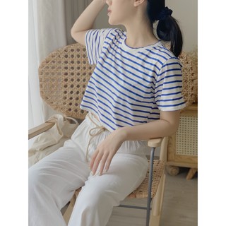 Áo dáng ngắn tay kẻ TKP95 1994closet