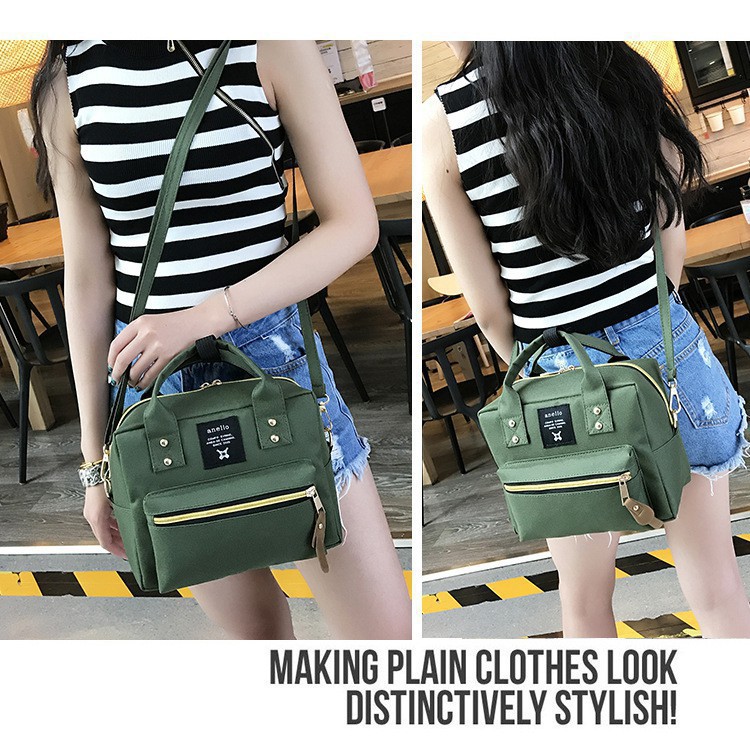 Túi xách đeo vai vải bố thời trang cho nữ