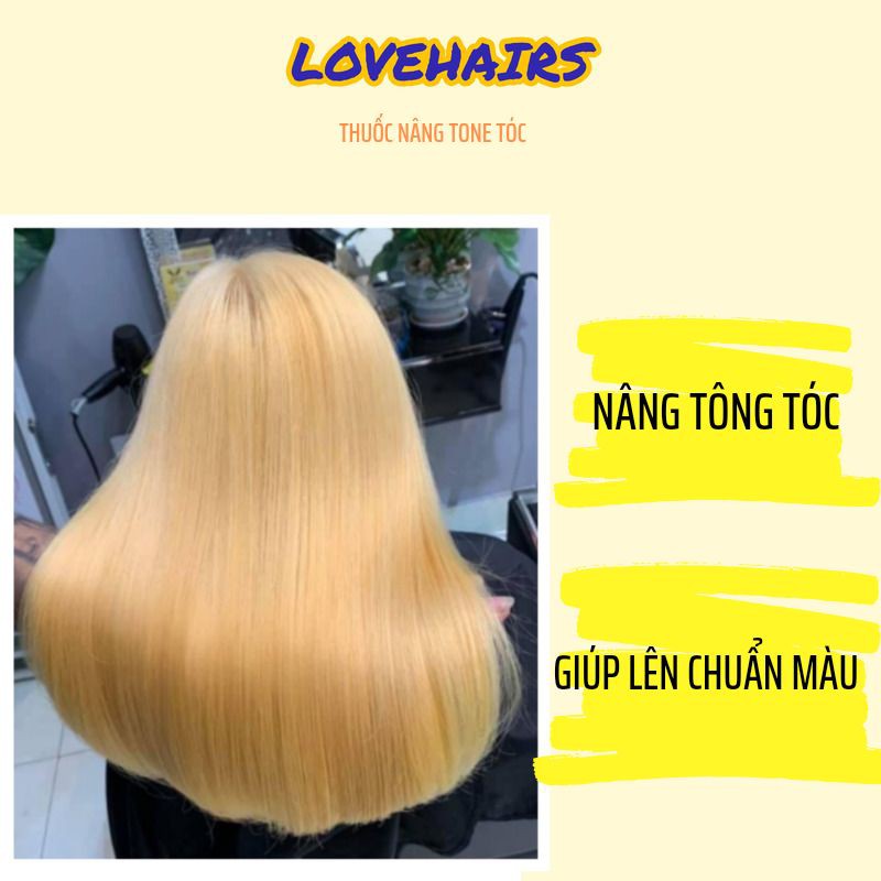 Thuốc nâng tông tóc giúp nhuộm màu chuẩn