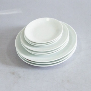 Đĩa sứ trắng sâu lòng hàng dày (18cm đến 22cm)