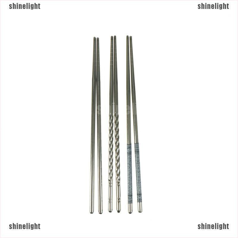 Đũa Inox Chống Trượt Phong Cách Trung Hoa