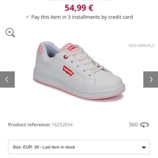 Giầy sneaker Bé trai, bé gái , Levis
