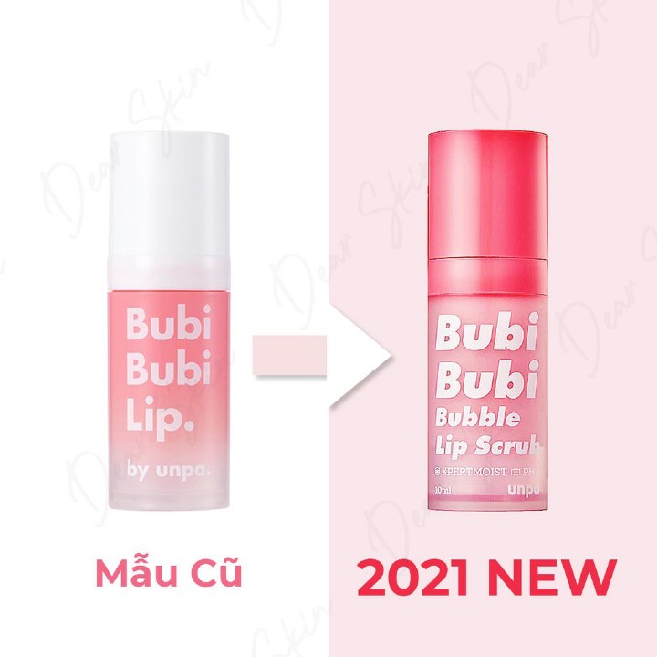 Tẩy Tế Bào Chết Môi Bubi Bubi Bubble Lip Scrub Hàn Quốc Dạng Sủi Bọt