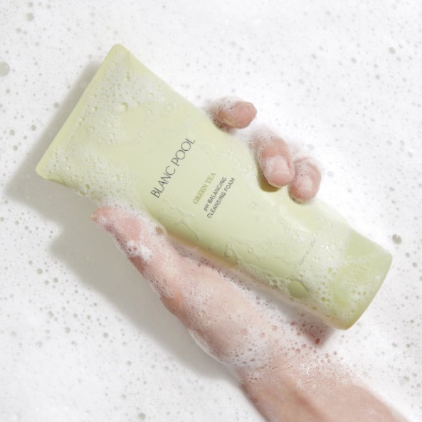 Blanc Pool Green Tea pH Balancing Cleansing Foam 120ml