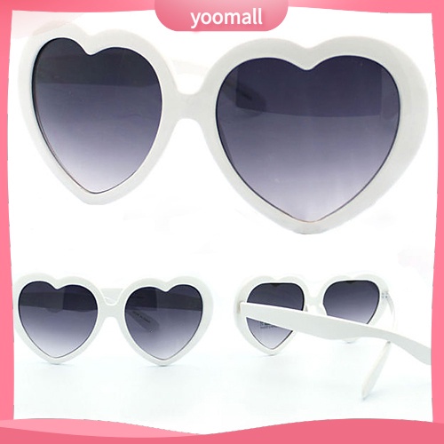 Kính Mát Gọng Hình Trái Tim Vui Nhộn Thời Trang Mùa Hè Cho Nam Và Nữ