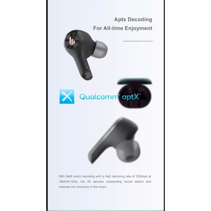 Tay Nghe không dây Bluetooth 5.0 Edifien X5 phiên bản cao cấp