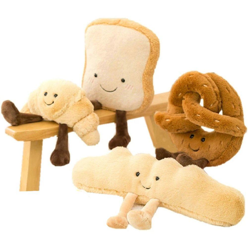 Thú Nhồi Bông Hình Bánh Mì Nướng Hoạt Hình Dành Cho Bé Gái