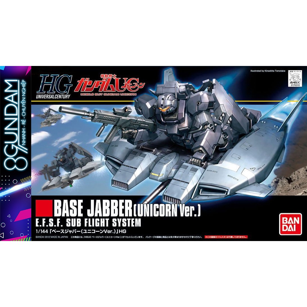 Mô Hình Lắp Ráp HG UC Base Jabber (Unicorn Ver.)