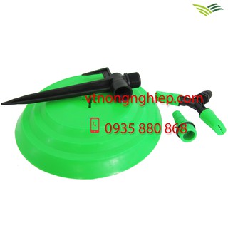 béc tưới trục xoay 2 cánh.
