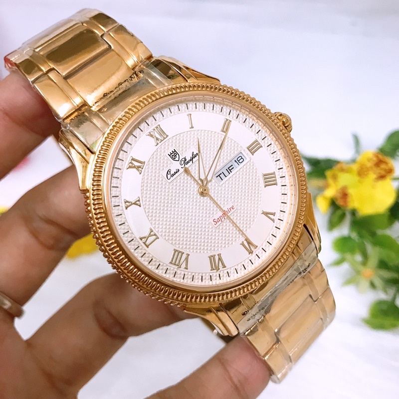 Đồng hồ nam hiệu OLYM PIANUS chính hãng chống nước chống xước cực tốt