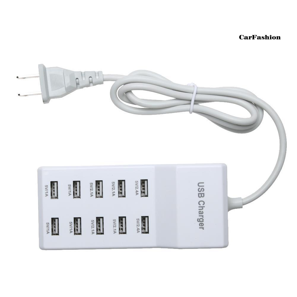 Ổ Cắm Sạc Chia 10 Cổng Usb Tiện Dụng Chất Lượng Cao