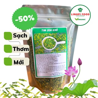 Tim sen khô 1kg trà tim sen giúp an thần, ngủ ngon, ổn định huyết áp