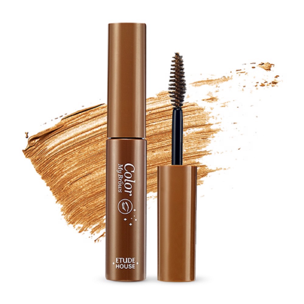 [Auth Hàn] Mascara Chân Mày Etude House Color My Brow Màu Nâu Tự Nhiên 04 Natural Brown - Mascara Chân Mày Nâu Tự Nhiên