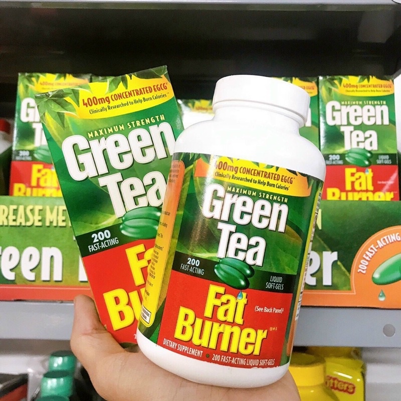GREEN TEA FAT BURNER  hổ trợ giảm cân,giảm mỡ máu,mỡ gan