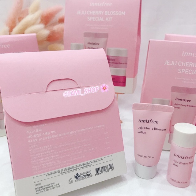 [ Mini ] Set Dưỡng Da Innisfree Cherry Blossom Special Kit