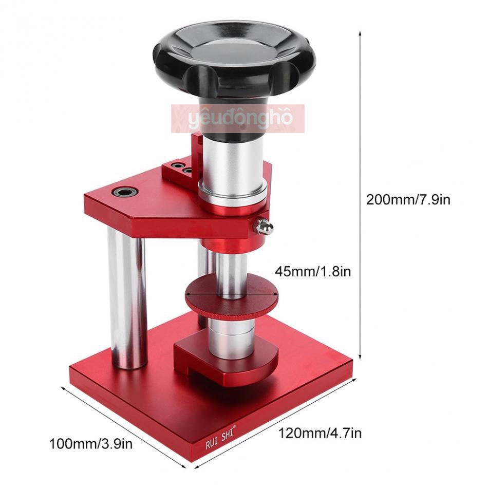 Bàn xoay ép kính, ép nắp đáy đồng hồ chuyên nghiệp