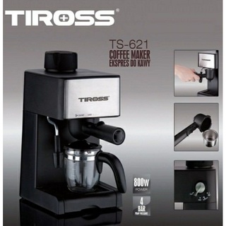 [TIROSS_Official] [TS621] Máy pha cà phê Espresso TIROSS 800W TS621
