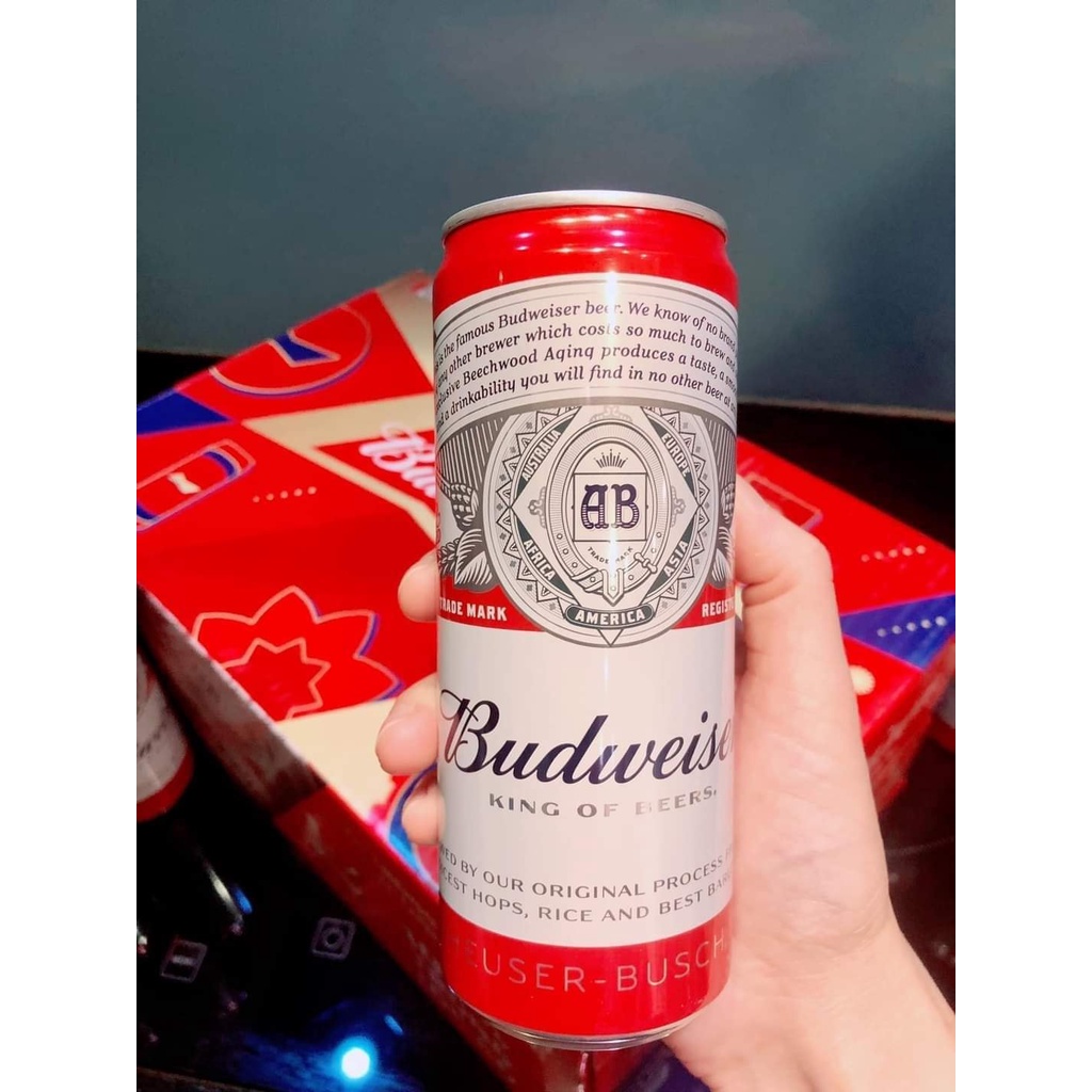 Thùng Bia Budweizer  24 Lon 330ml
