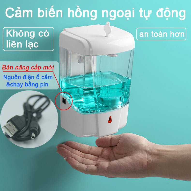 Hộp đựng xà phòng xịt cảm biến hồng ngoại an toàn và tiện dụng